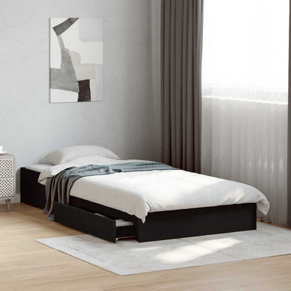 vidaXL Bed Frame with Drawers without Mattress Length 190 cm