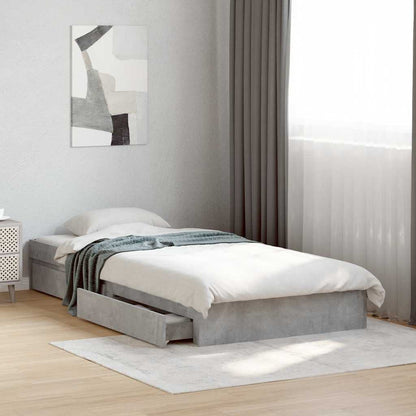 vidaXL Bed Frame with Drawers without Mattress Length 190 cm