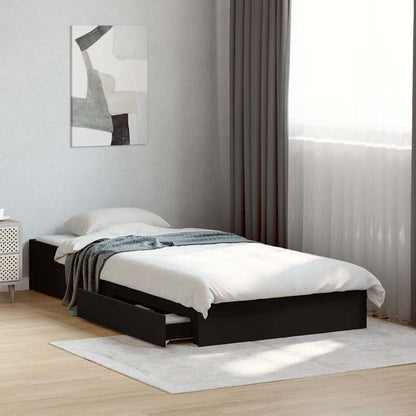 vidaXL Bed Frame with Drawers without Mattress Length 190 cm