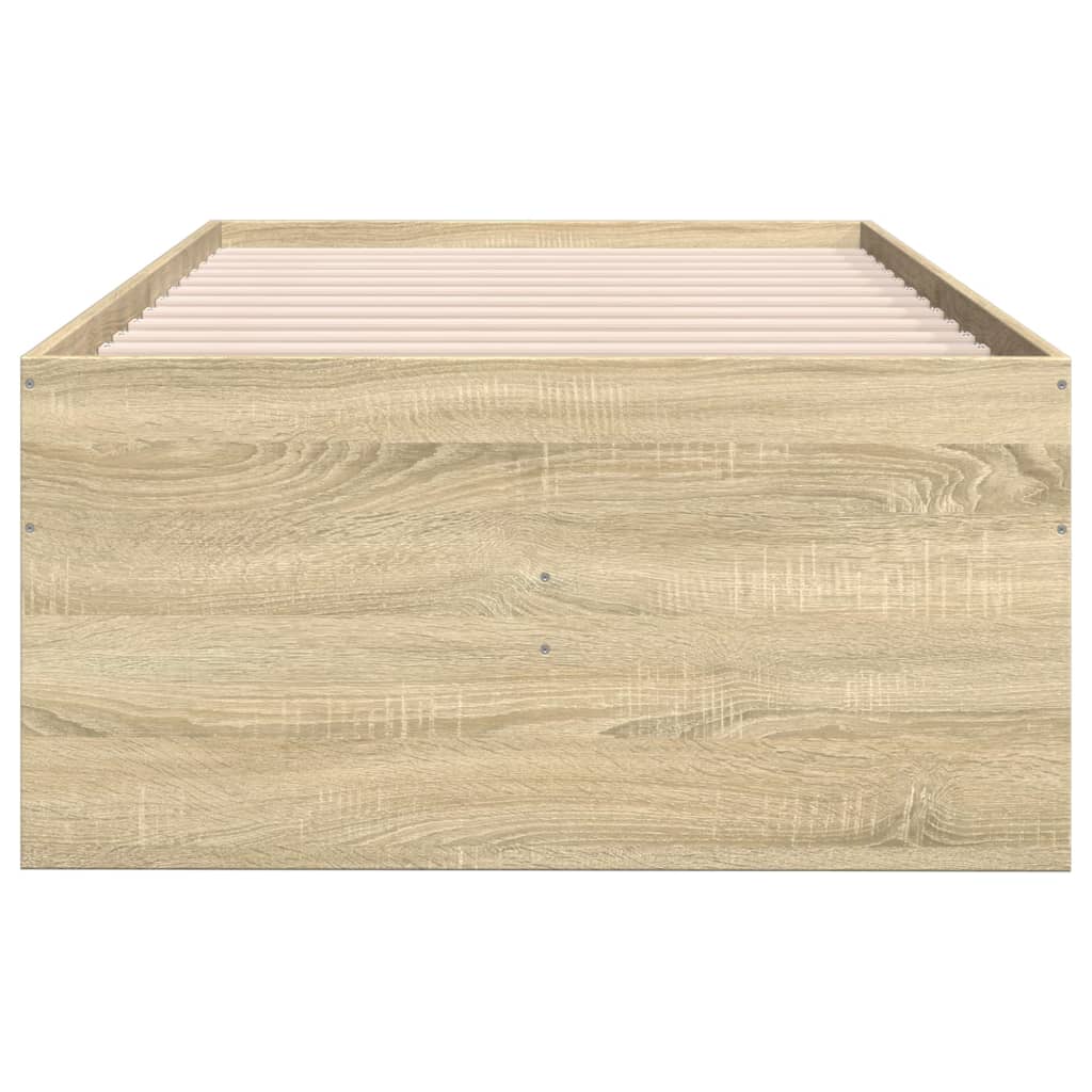 vidaXL Daybed with Drawers without Mattress Sonoma Oak 100x200 cm 6