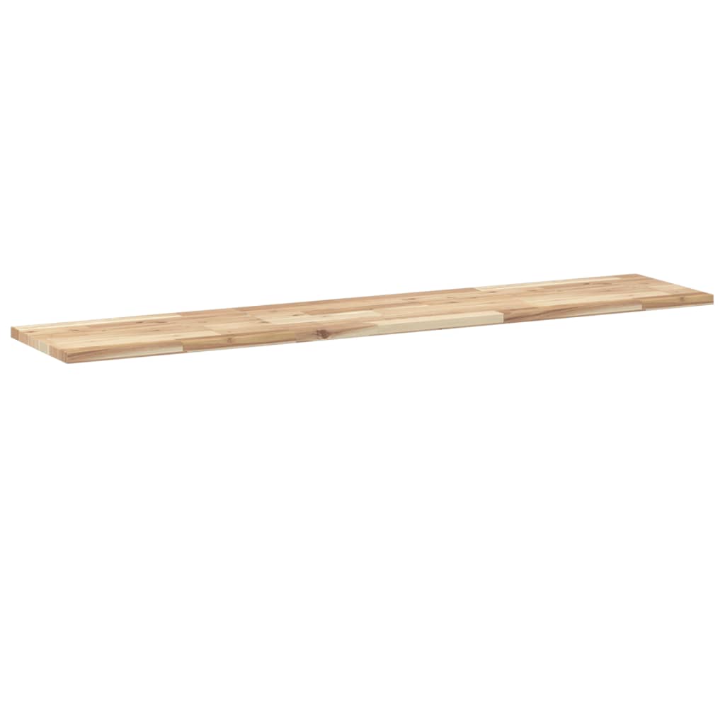 vidaXL Floating Shelves 4 pcs 160x30x2 cm Untreated Solid Wood Acacia 6
