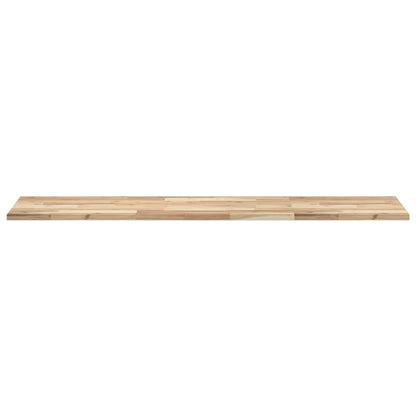 vidaXL Floating Shelves 3 pcs 160x40x2 cm Untreated Solid Wood Acacia 4