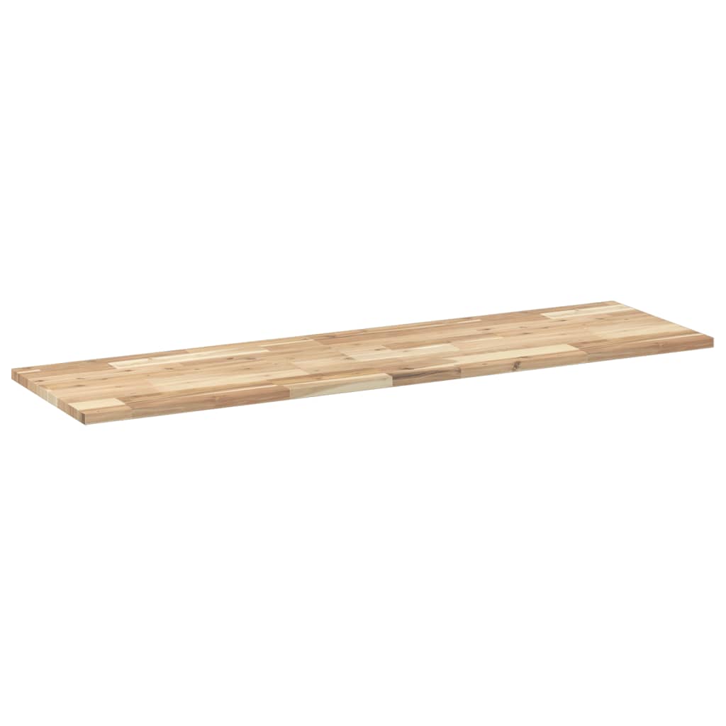vidaXL Floating Shelves 3 pcs 160x40x2 cm Untreated Solid Wood Acacia 6