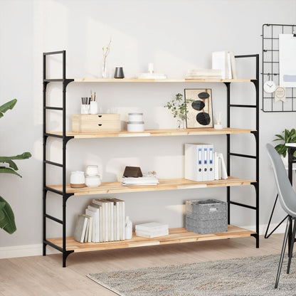 vidaXL Floating Shelves 3 pcs 160x40x2 cm Untreated Solid Wood Acacia 1