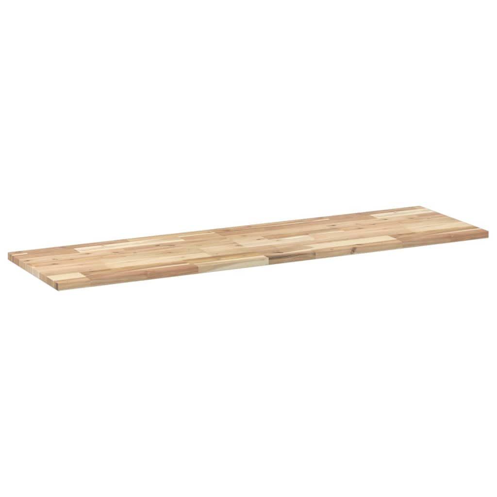 vidaXL Floating Shelves 4 pcs 160x40x2 cm Untreated Solid Wood Acacia 3