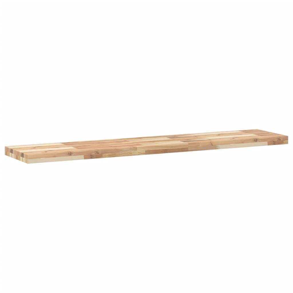 vidaXL Floating Shelves 4 pcs 140x30x4 cm Untreated Solid Wood Acacia 3