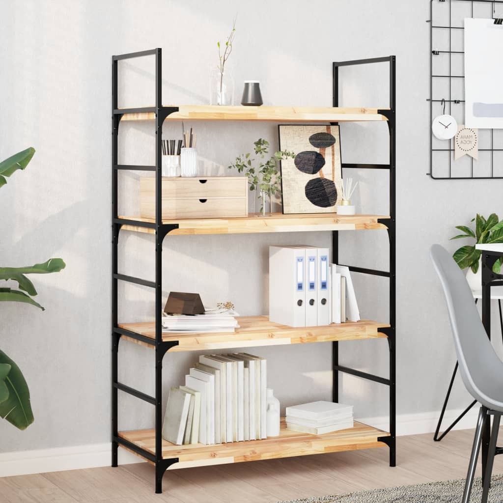 vidaXL Floating Shelves Untreated Solid Wood Acacia Natural Height 4 cm Depth 40 cm 3 pcs