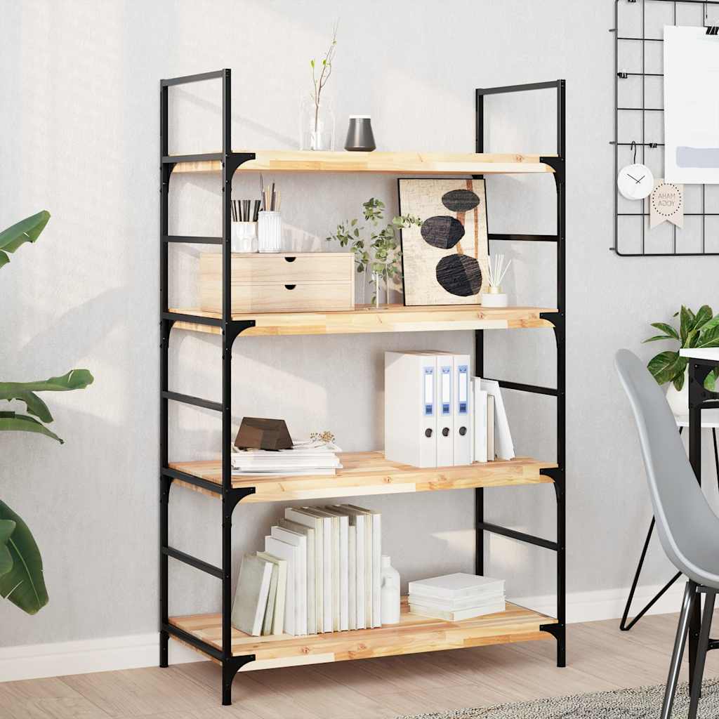 vidaXL Floating Shelves Untreated Solid Wood Acacia Natural Height 4 cm Depth 40 cm 3 pcs