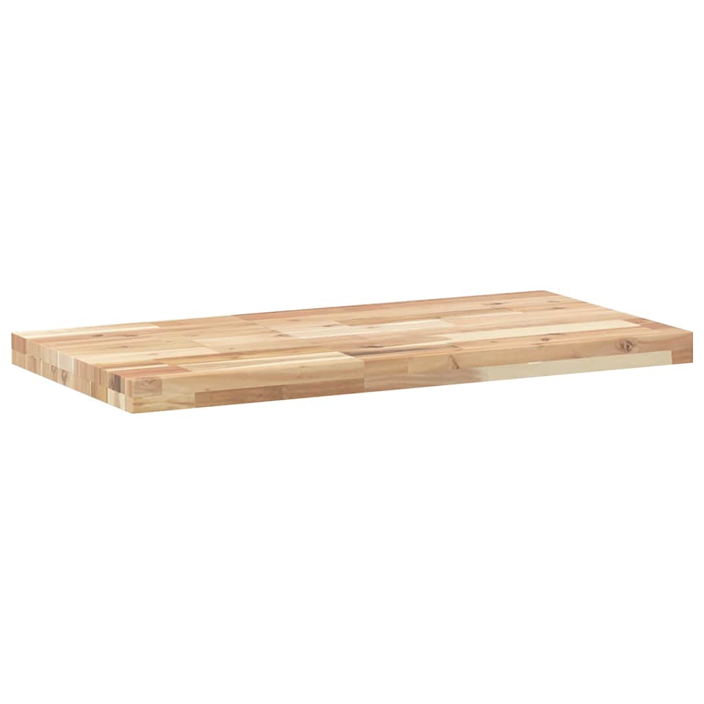 vidaXL Floating Shelves 4 pcs 80x40x4 cm Untreated Solid Wood Acacia 3