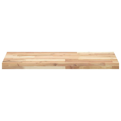 vidaXL Floating Shelves 4 pcs 80x40x4 cm Untreated Solid Wood Acacia 4