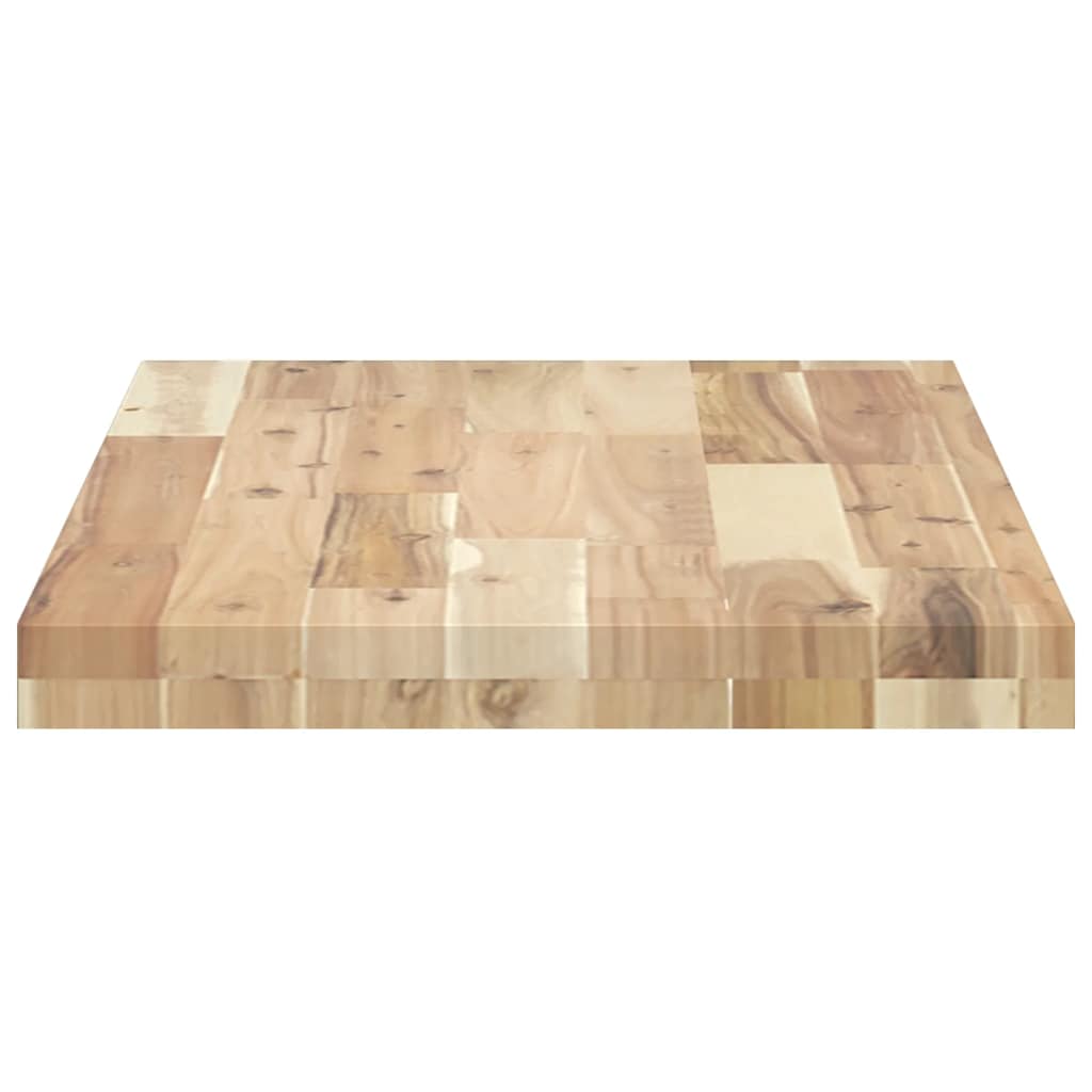vidaXL Floating Shelves 4 pcs 80x40x4 cm Untreated Solid Wood Acacia 5