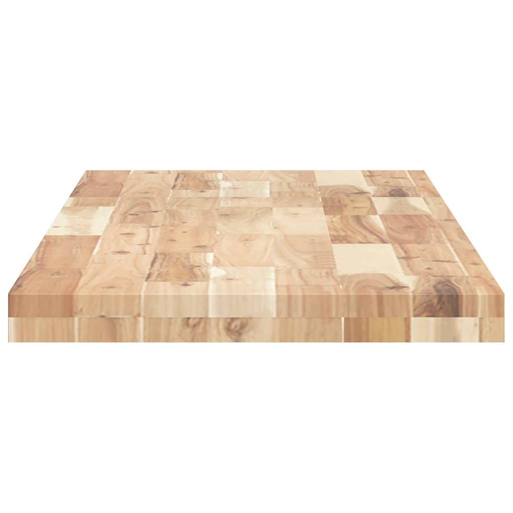 vidaXL Floating Shelves 3 pcs 120x40x4 cm Untreated Solid Wood Acacia 6