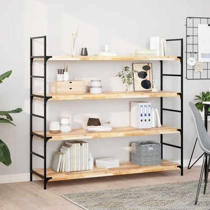 vidaXL Floating Shelves 3 pcs 120x40x4 cm Untreated Solid Wood Acacia 1