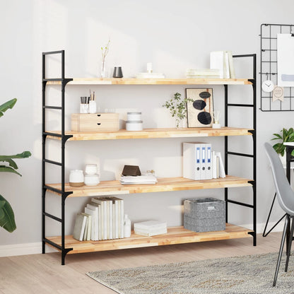 Floating Shelves Untreated Solid Wood Acacia Natural Height 4 cm Depth 40 cm 4 pcs 140 cm