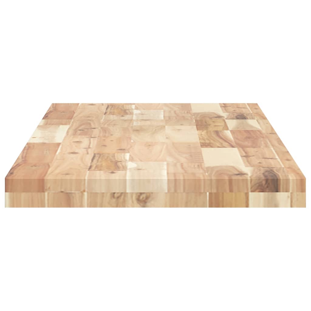 vidaXL Floating Shelves 3 pcs 160x40x4 cm Untreated Solid Wood Acacia 5