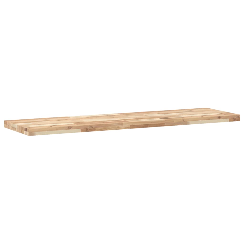vidaXL Floating Shelves 3 pcs 160x40x4 cm Untreated Solid Wood Acacia 6