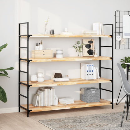 Floating Shelves Untreated Solid Wood Acacia Natural Height 4 cm Depth 40 cm 4 pcs 160 cm
