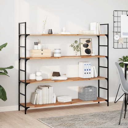 vidaXL Floating Shelves 4 pcs 140x30x2 cm Oil Finished Solid Wood Acacia 1