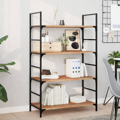 vidaXL Floating Shelves Oil Finished Height 2 cm Depth 40 cm 4 pcs