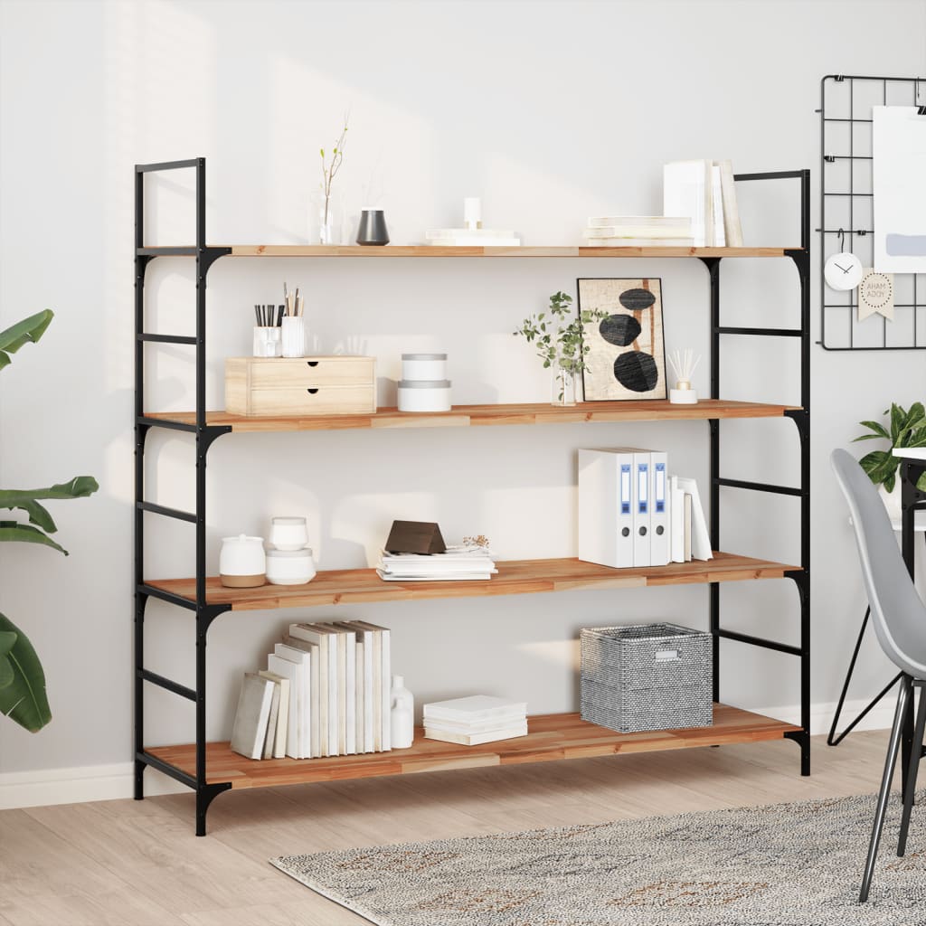 Floating Shelves Oil Finished Height 2 cm Depth 40 cm 3 pcs 120 cm