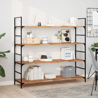 Floating Shelves Oil Finished Height 2 cm Depth 40 cm 3 pcs 120 cm