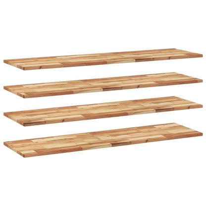 vidaXL Floating Shelves 4 pcs 140x40x2 cm Oil Finished 2