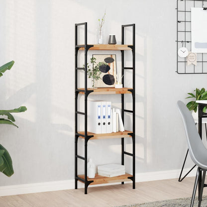 Floating Shelves Oil Finished Height 4 cm Depth 20 cm 4 pcs 40 cm