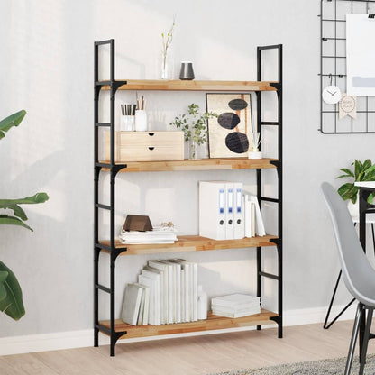 Floating Shelves Oil Finished Height 4 cm Depth 20 cm 4 pcs 80 cm