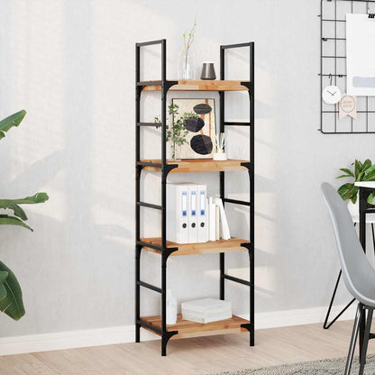 vidaXL Floating Shelves Oil Finished Height 4 cm Depth 30 cm 3 pcs