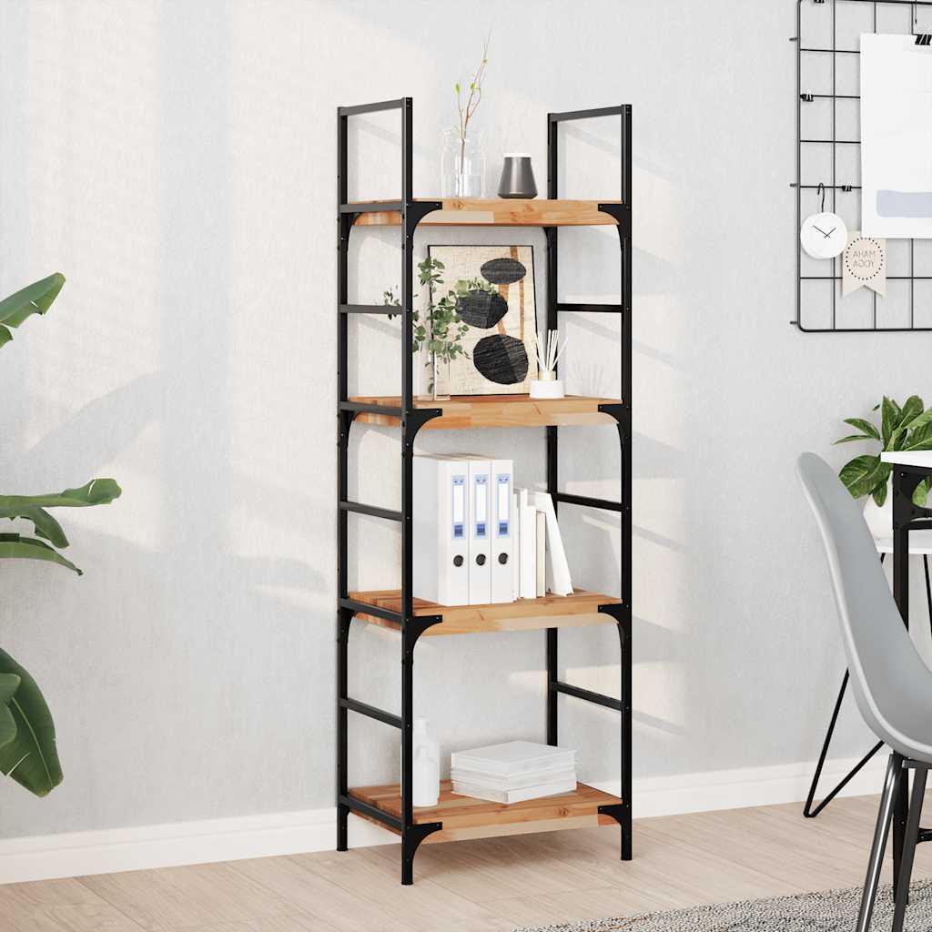 Floating Shelves Oil Finished Height 4 cm Depth 30 cm 4 pcs 40 cm