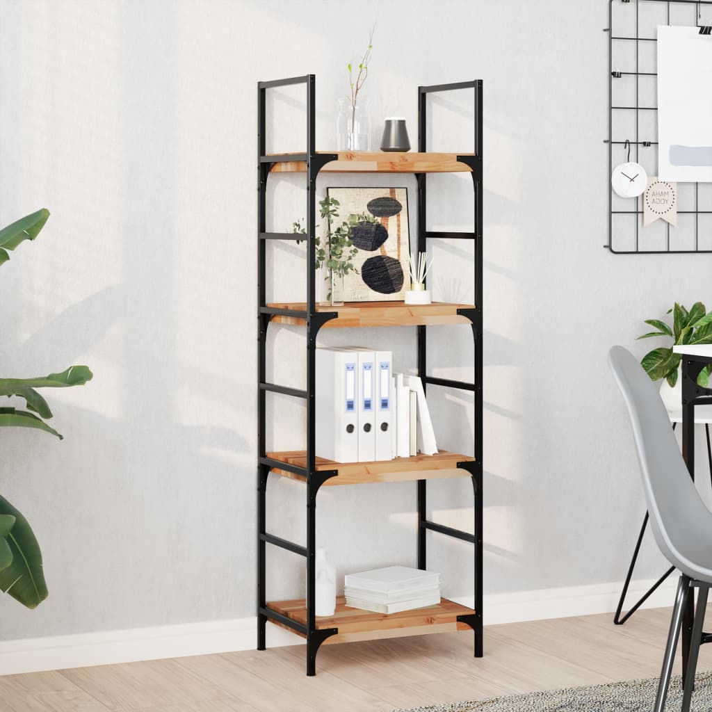 Floating Shelves Oil Finished Height 4 cm Depth 30 cm 4 pcs 60 cm