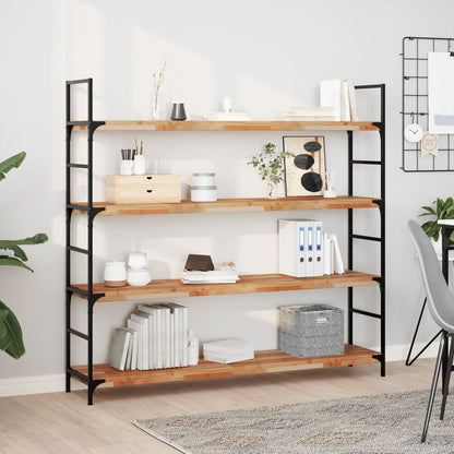 vidaXL Floating Shelves 3 pcs 140x30x4 cm Oil Finished Solid Wood Acacia 1