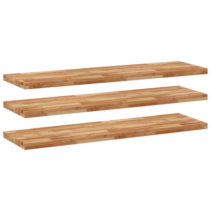 vidaXL Floating Shelves 3 pcs 140x40x4 cm Oil Finished 2