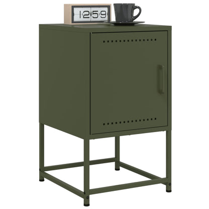Bedside Cabinet 36x39x60,5 cm Steel Green 2