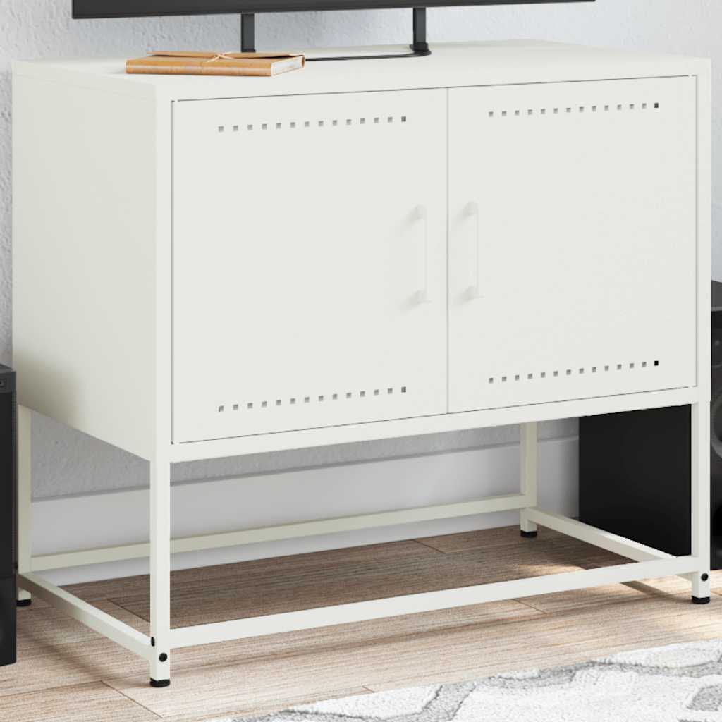 TV Cabinet 68,5x39x60,5 cm Steel White