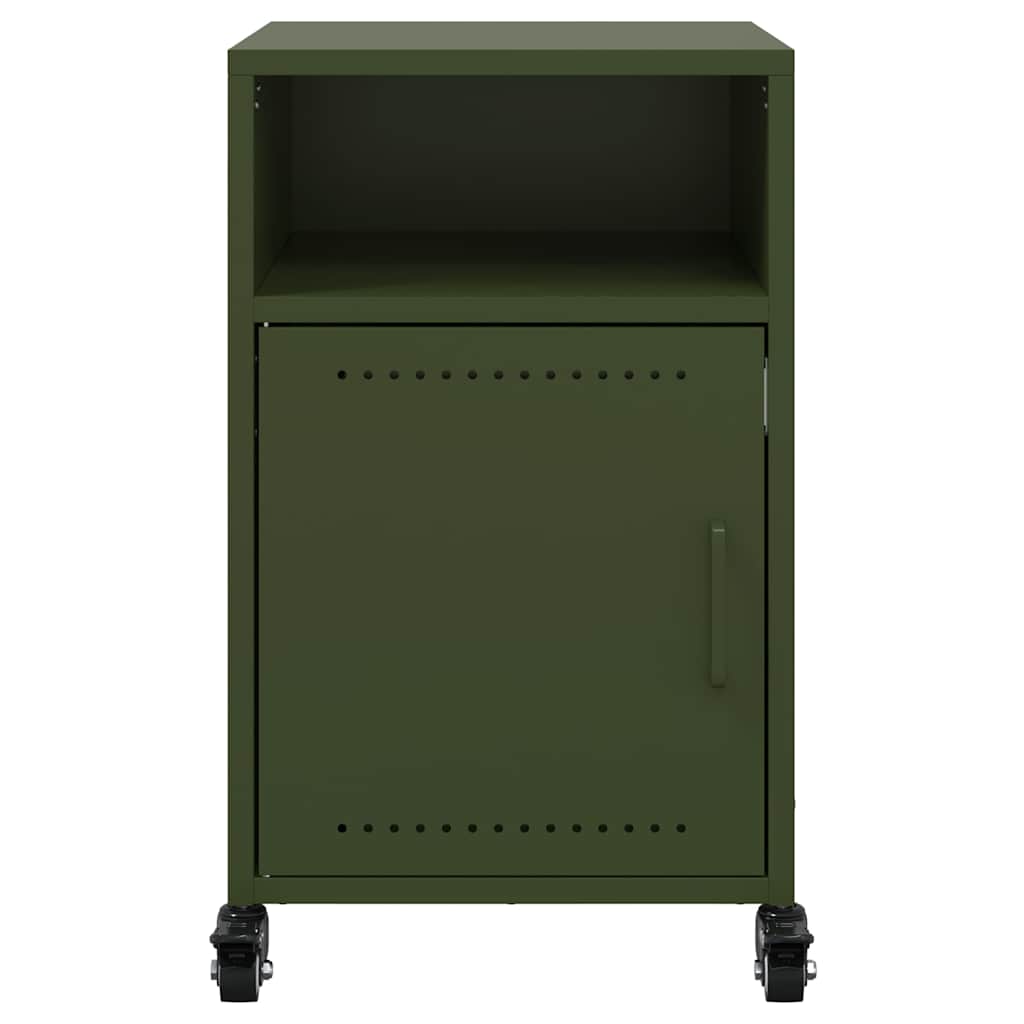 Bedside Cabinets 36x39x59 cm Steel Green