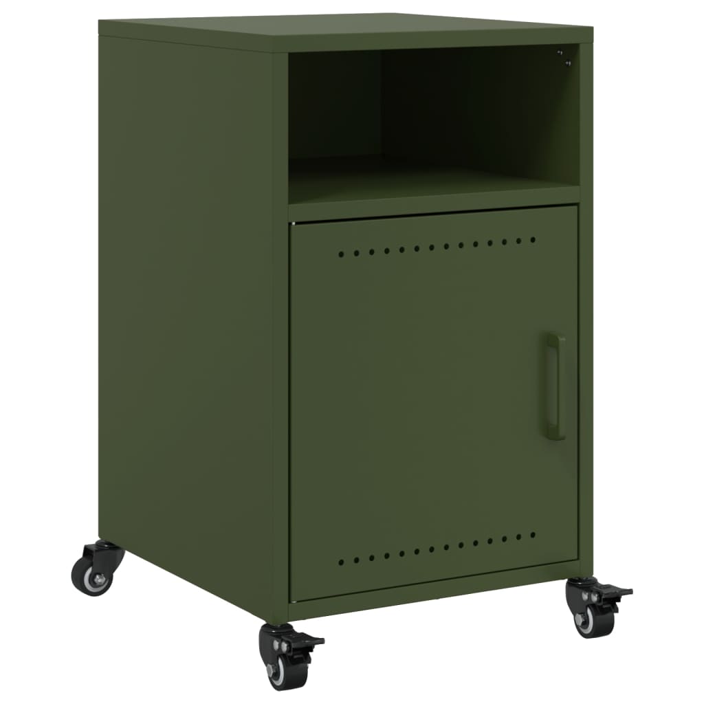 Bedside Cabinets 36x39x59 cm Steel Green