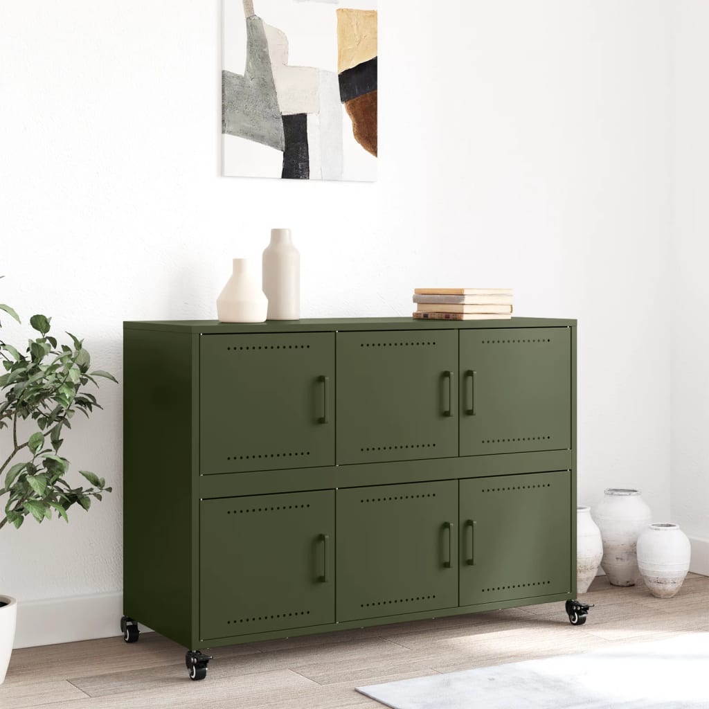Sideboard 100,5x39x72 cm Steel Green