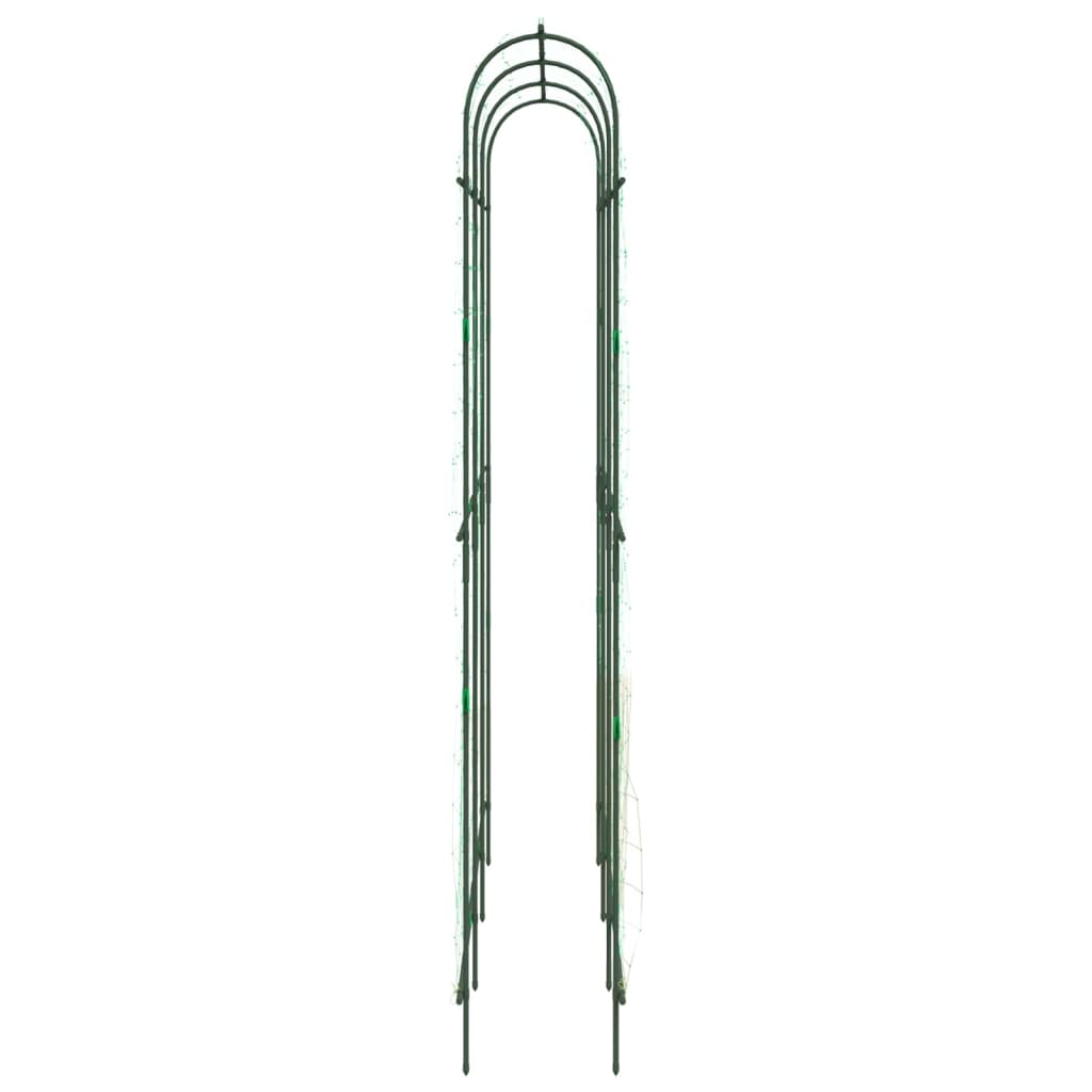 vidaXL Garden Trellises for Climbing Plants 3 pcs U-Shape Steel 6