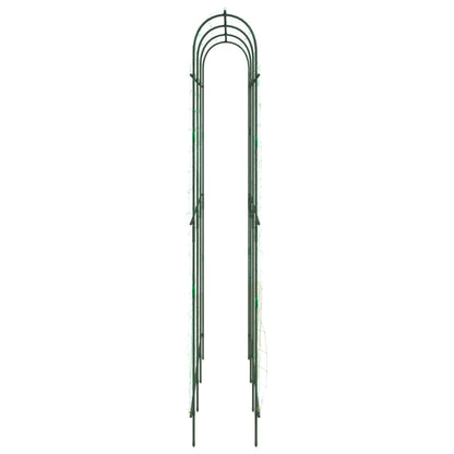 vidaXL Garden Trellises for Climbing Plants 3 pcs U-Shape Steel 6