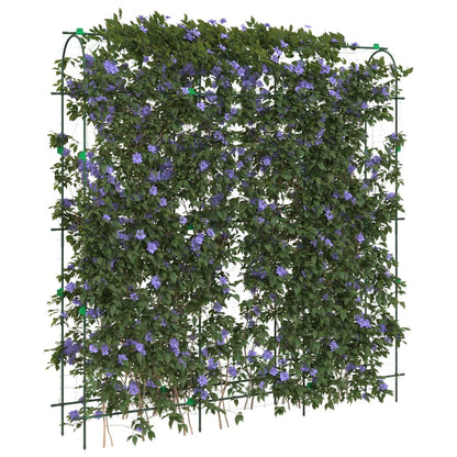 vidaXL Garden Trellises for Climbing Plants 3 pcs U-Shape Steel 1