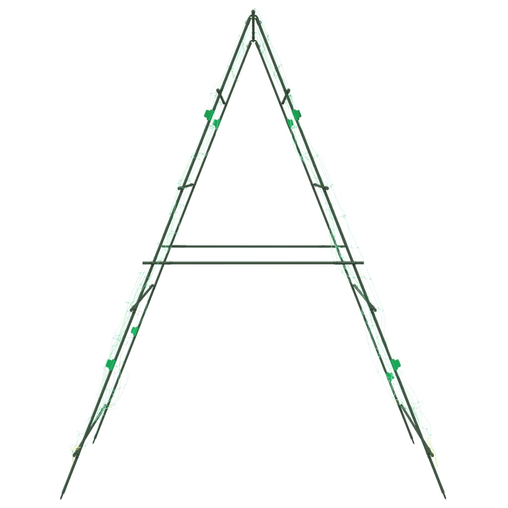 vidaXL Garden Trellises for Climbing Plants 4 pcs A-Frame Steel 5