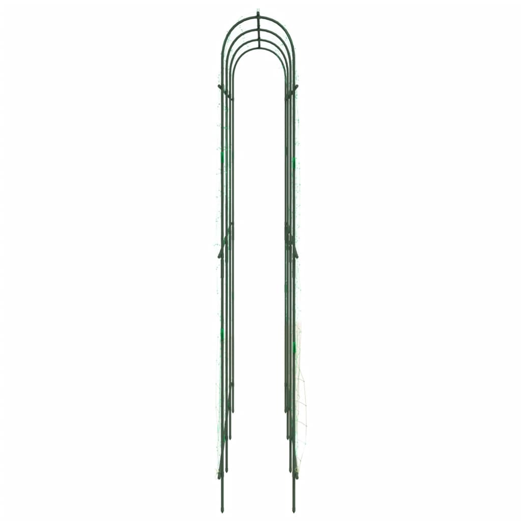 vidaXL Garden Trellises for Climbing Plants 4 pcs U-Shape Steel 6