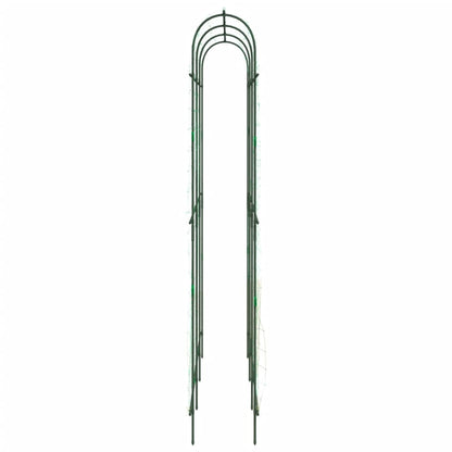 vidaXL Garden Trellises for Climbing Plants 4 pcs U-Shape Steel 6