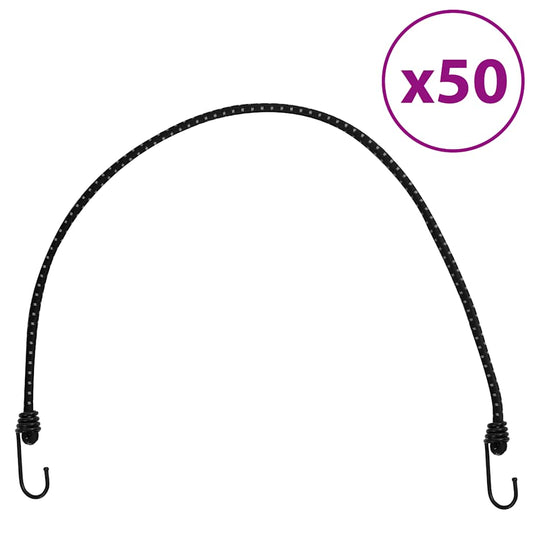 Bungee Cords with Reflective Strips and Hooks 88 cm