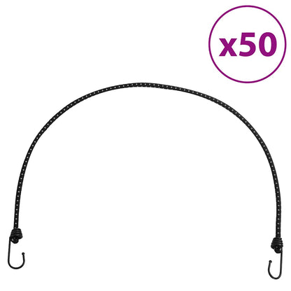Bungee Cords with Reflective Strips and Hooks 100 cm