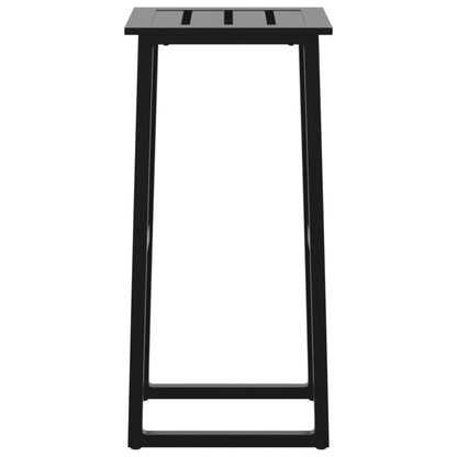 vidaXL Bar Stools 4 pcs Black 38x38x80 cm Powder-coated Steel 6
