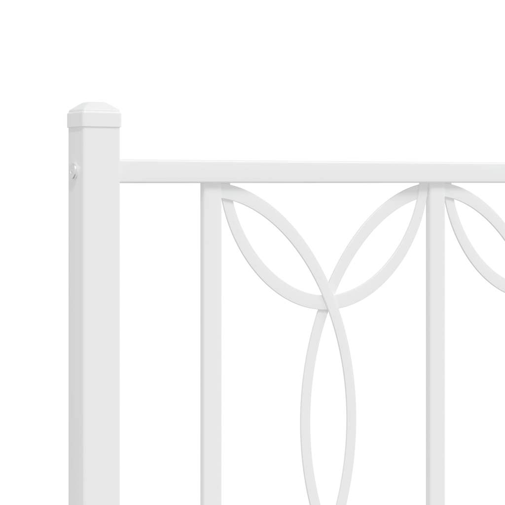 Metal Replace Headboard White 160 cm
