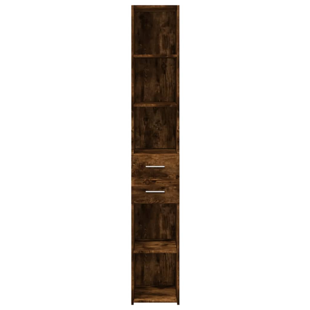 Highboard 30x42.5x185 cm Engineered Wood Smoked oak