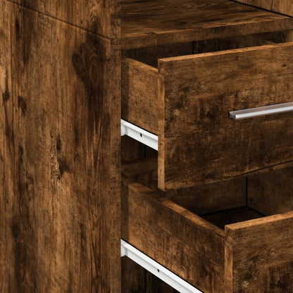 Highboard 30x42.5x185 cm Engineered Wood Smoked oak